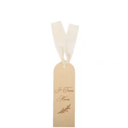 MARQUE-PAGE JE T'AIME MAMAN EN BOIS 15X